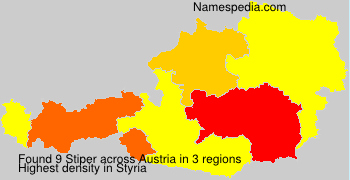 Surname Stiper in Austria Surname Stiper in Austria
