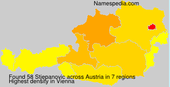 Surname Stjepanovic in Austria Surname Stjepanovic in Austria