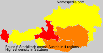 Surname Stocklitsch in Austria