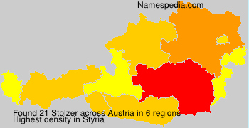 Surname Stolzer in Austria Surname Stolzer in Austria