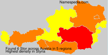 Surname Stor in Austria Surname Stor in Austria