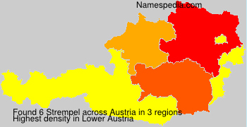Familiennamen Strempel - Austria