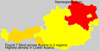 Surname Strof in Austria Surname Strof in Austria