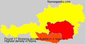 Surname Stroisnig in Austria