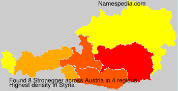 Surname Stronegger in Austria Surname Stronegger in Austria