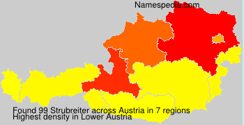 Surname Strubreiter in Austria Surname Strubreiter in Austria