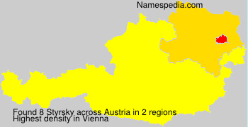 Surname Styrsky in Austria Surname Styrsky in Austria