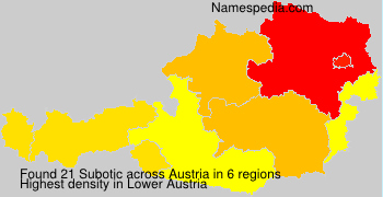 Surname Subotic in Austria Surname Subotic in Austria