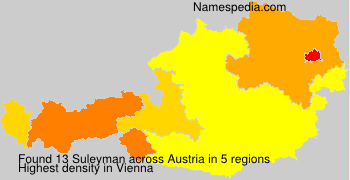 Surname Suleyman in Austria Surname Suleyman in Austria