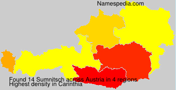 Surname Sumnitsch in Austria Surname Sumnitsch in Austria