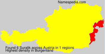 Surname Suralik in Austria Surname Suralik in Austria