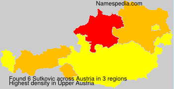 Surname Sutkovic in Austria Surname Sutkovic in Austria