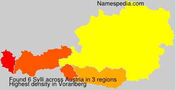 Surname Sylli in Austria Surname Sylli in Austria
