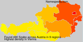 Surname Szabo in Austria Surname Szabo in Austria