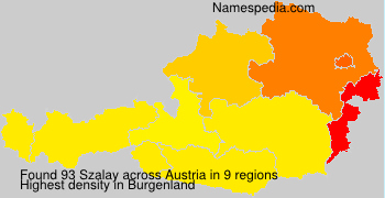 Surname Szalay in Austria Surname Szalay in Austria