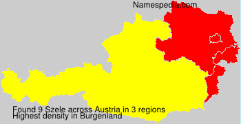 Surname Szele in Austria