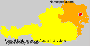 Surname Sziderits in Austria Surname Sziderits in Austria
