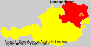 Surname Szlezak in Austria