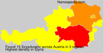 Surname Szyszkowitz in Austria Surname Szyszkowitz in Austria