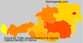 Surname Tadic in Austria Surname Tadic in Austria