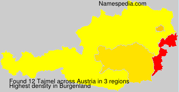 Surname Tajmel in Austria Surname Tajmel in Austria
