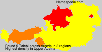 Surname Talebi in Austria Surname Talebi in Austria