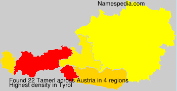 Surname Tamerl in Austria Surname Tamerl in Austria