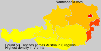 Surname Tanczos in Austria Surname Tanczos in Austria