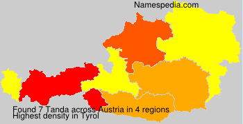 Surname Tanda in Austria Surname Tanda in Austria