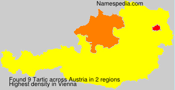 Surname Tartic in Austria Surname Tartic in Austria