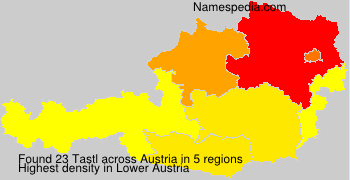 Surname Tastl in Austria Surname Tastl in Austria