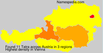 Surname Tatra in Austria Surname Tatra in Austria