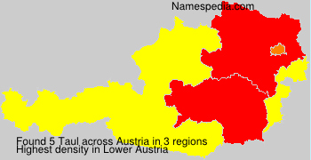 Surname Taul in Austria Surname Taul in Austria