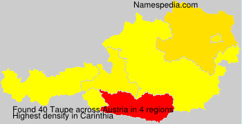Surname Taupe in Austria Surname Taupe in Austria