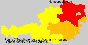 Surname Tegelhofer in Austria Surname Tegelhofer in Austria