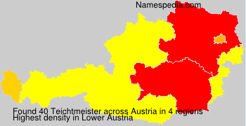 Surname Teichtmeister in Austria Surname Teichtmeister in Austria