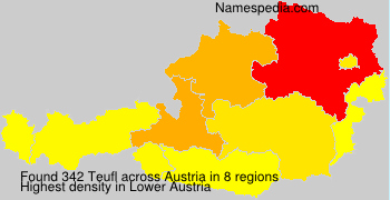 Surname Teufl in Austria Surname Teufl in Austria