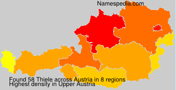 Surname Thiele in Austria Surname Thiele in Austria