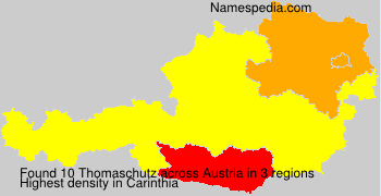 Surname Thomaschutz in Austria Surname Thomaschutz in Austria