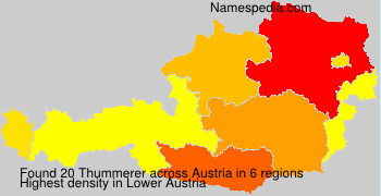 Surname Thummerer in Austria Surname Thummerer in Austria