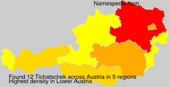 Surname Tichatschek in Austria Surname Tichatschek in Austria