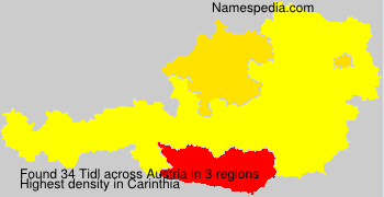 Surname Tidl in Austria Surname Tidl in Austria