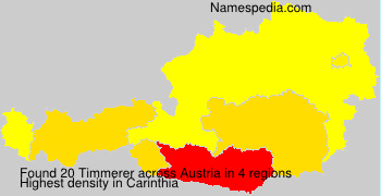 Surname Timmerer in Austria Surname Timmerer in Austria