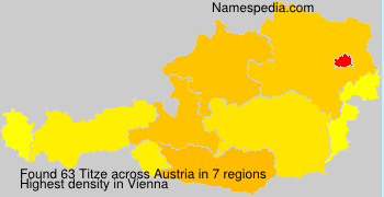 Surname Titze in Austria