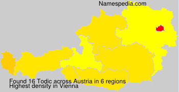 Surname Todic in Austria Surname Todic in Austria