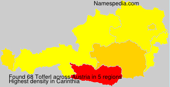 Surname Tofferl in Austria Surname Tofferl in Austria