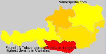 Surname Tolazzi in Austria Surname Tolazzi in Austria