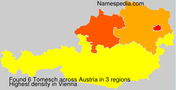 Surname Tomesch in Austria Surname Tomesch in Austria