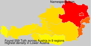 Surname Toth in Austria Surname Toth in Austria