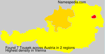 Surname Tousek in Austria Surname Tousek in Austria
